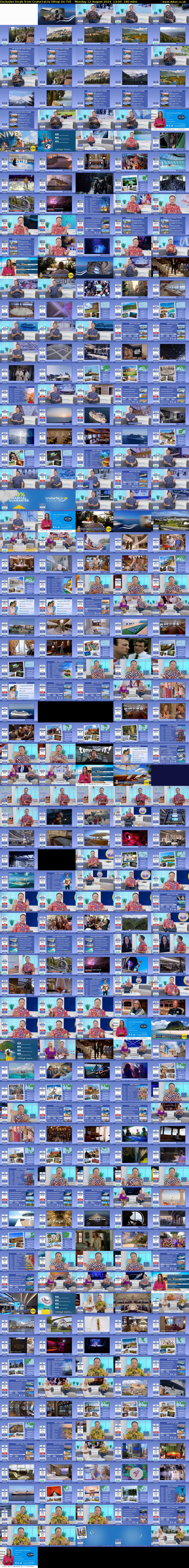 Exclusive Deals from Cruise1st.tv (Shop On TV) Monday 12 August 2024 13:00 - 16:00