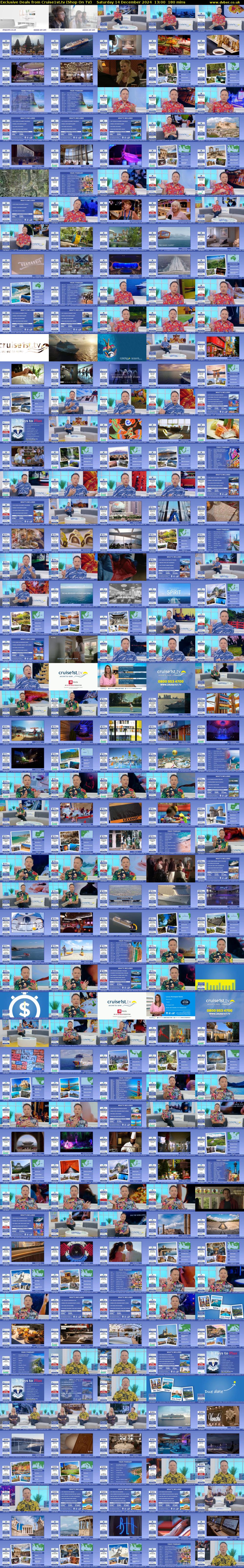 Exclusive Deals from Cruise1st.tv (Shop On TV) Saturday 14 December 2024 13:00 - 16:00