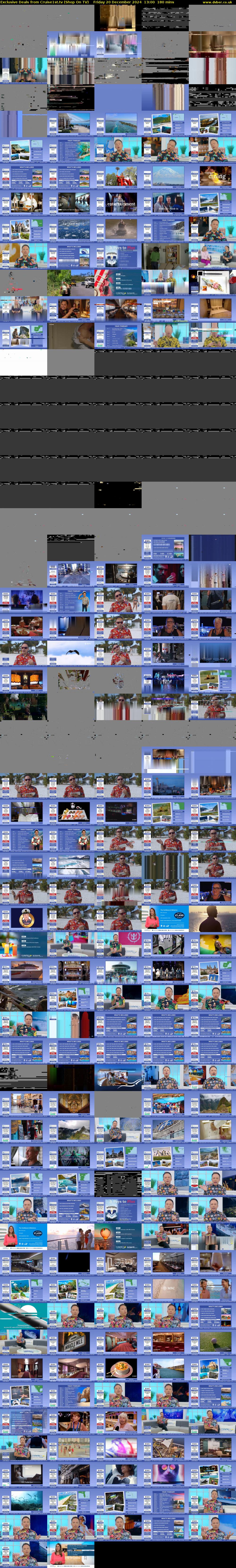 Exclusive Deals from Cruise1st.tv (Shop On TV) Friday 20 December 2024 13:00 - 16:00