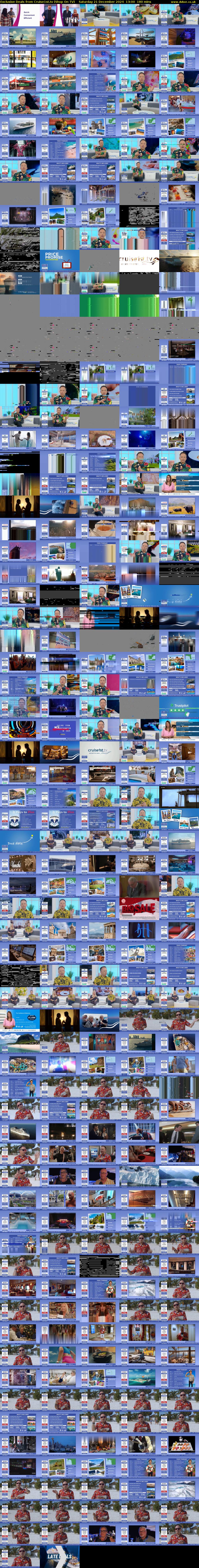 Exclusive Deals from Cruise1st.tv (Shop On TV) Saturday 21 December 2024 13:00 - 16:00