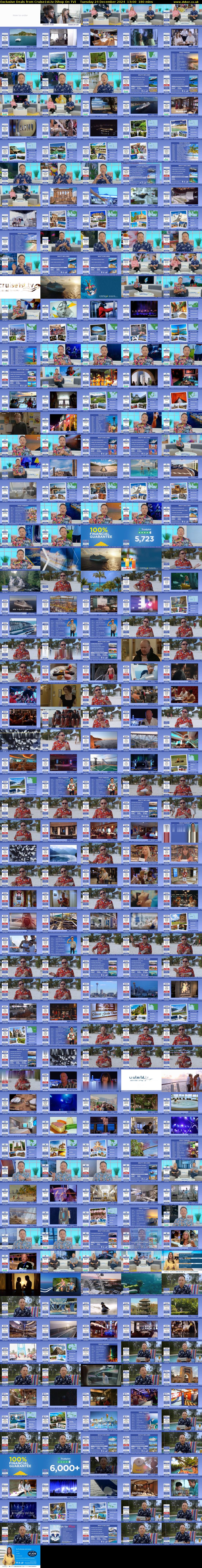 Exclusive Deals from Cruise1st.tv (Shop On TV) Tuesday 24 December 2024 13:00 - 16:00