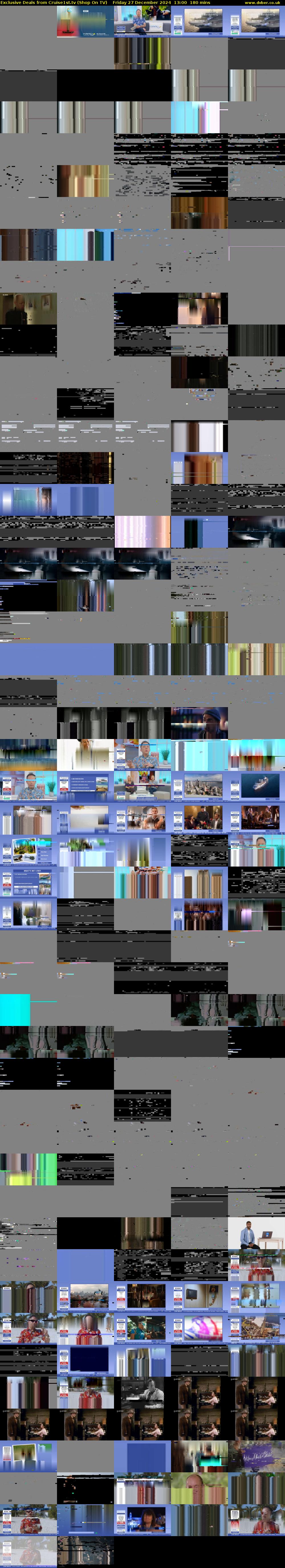 Exclusive Deals from Cruise1st.tv (Shop On TV) Friday 27 December 2024 13:00 - 16:00