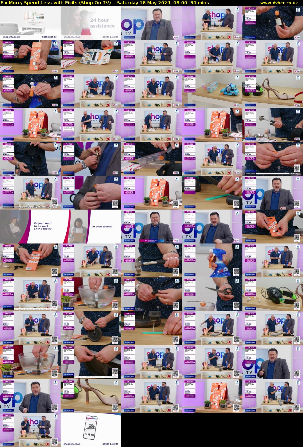 Fix More, Spend Less with Fixits (Shop On TV) Saturday 18 May 2024 08:00 - 08:30