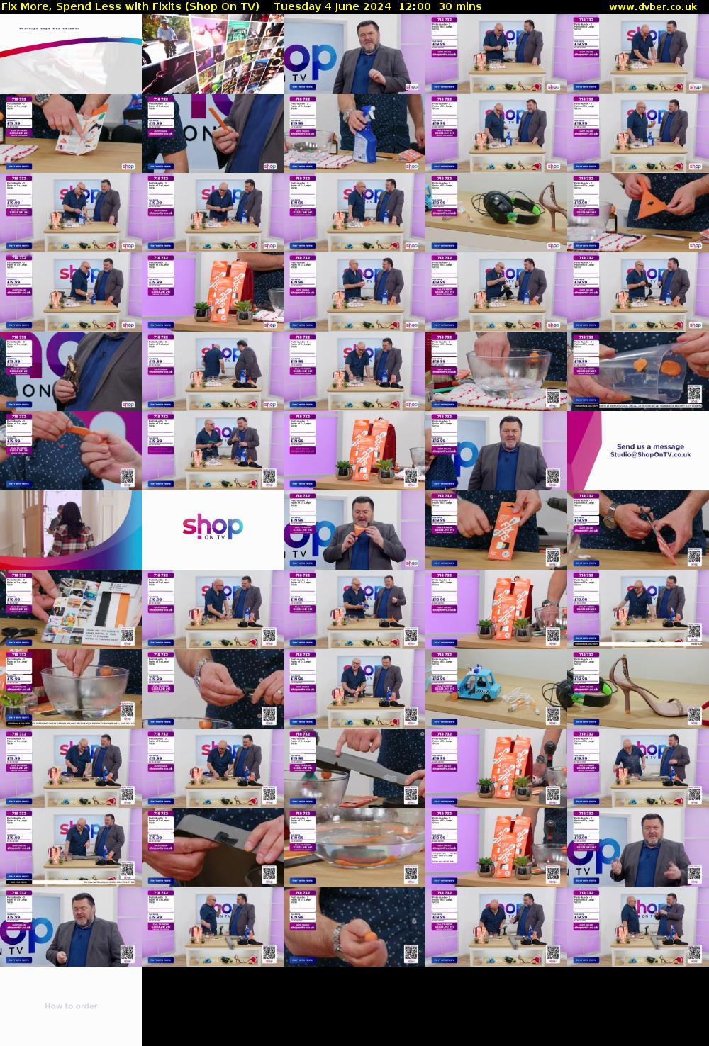 Fix More, Spend Less with Fixits (Shop On TV) Tuesday 4 June 2024 12:00 - 12:30