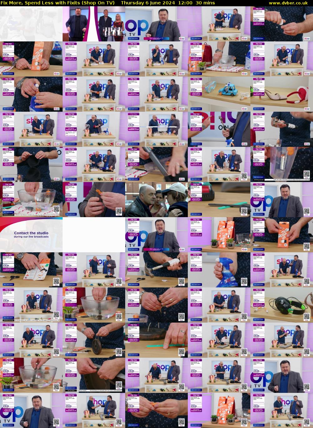 Fix More, Spend Less with Fixits (Shop On TV) Thursday 6 June 2024 12:00 - 12:30