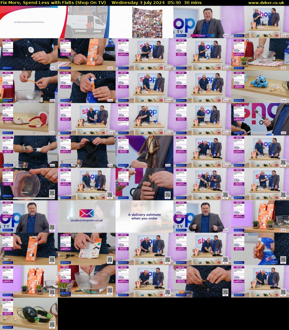 Fix More, Spend Less with Fixits (Shop On TV) Wednesday 3 July 2024 05:30 - 06:00
