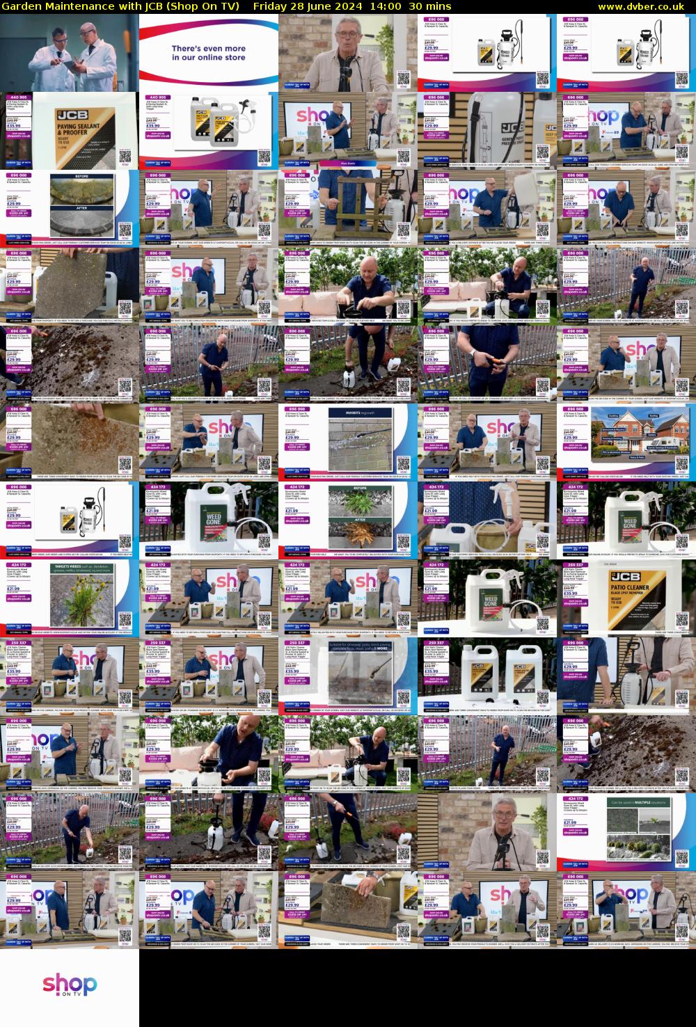 Garden Maintenance with JCB (Shop On TV) Friday 28 June 2024 14:00 - 14:30