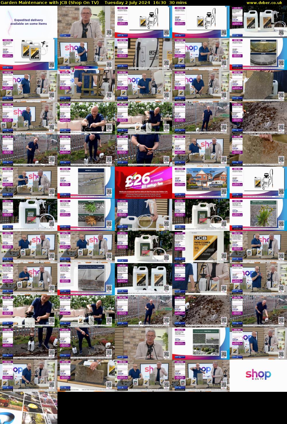 Garden Maintenance with JCB (Shop On TV) Tuesday 2 July 2024 16:30 - 17:00