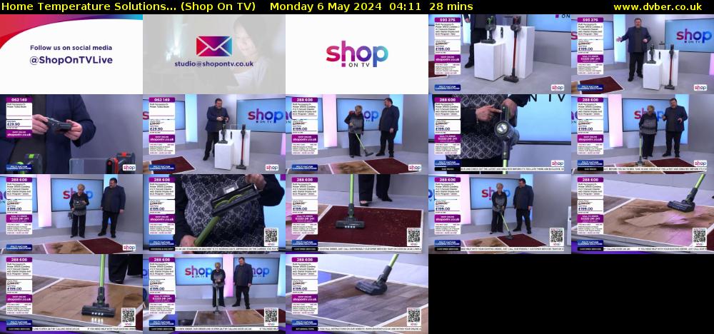 Home Temperature Solutions... (Shop On TV) Monday 6 May 2024 04:11 - 04:39