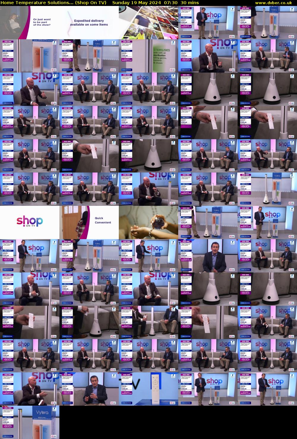 Home Temperature Solutions... (Shop On TV) Sunday 19 May 2024 07:30 - 08:00
