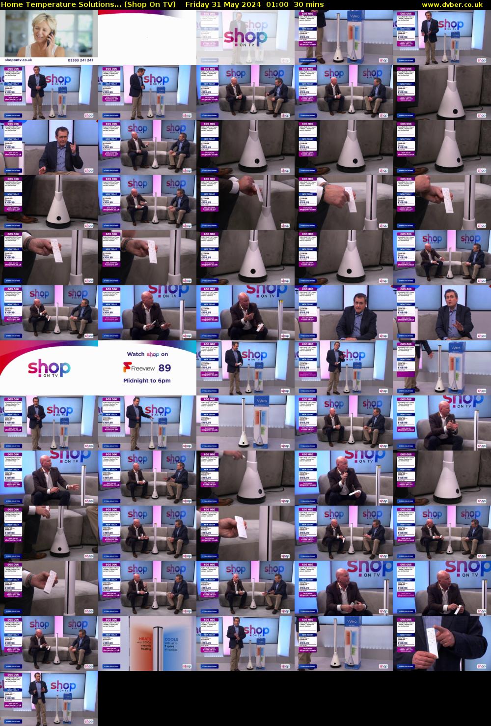 Home Temperature Solutions... (Shop On TV) Friday 31 May 2024 01:00 - 01:30