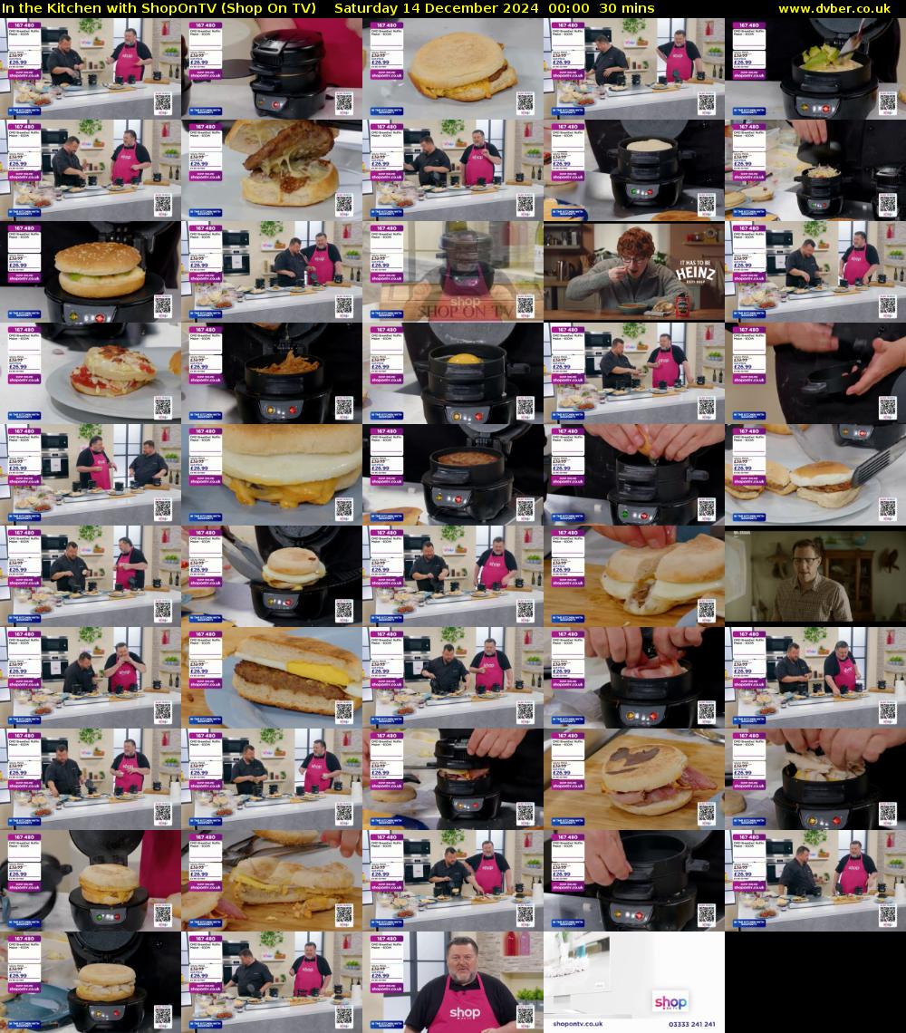In the Kitchen with ShopOnTV (Shop On TV) Saturday 14 December 2024 00:00 - 00:30