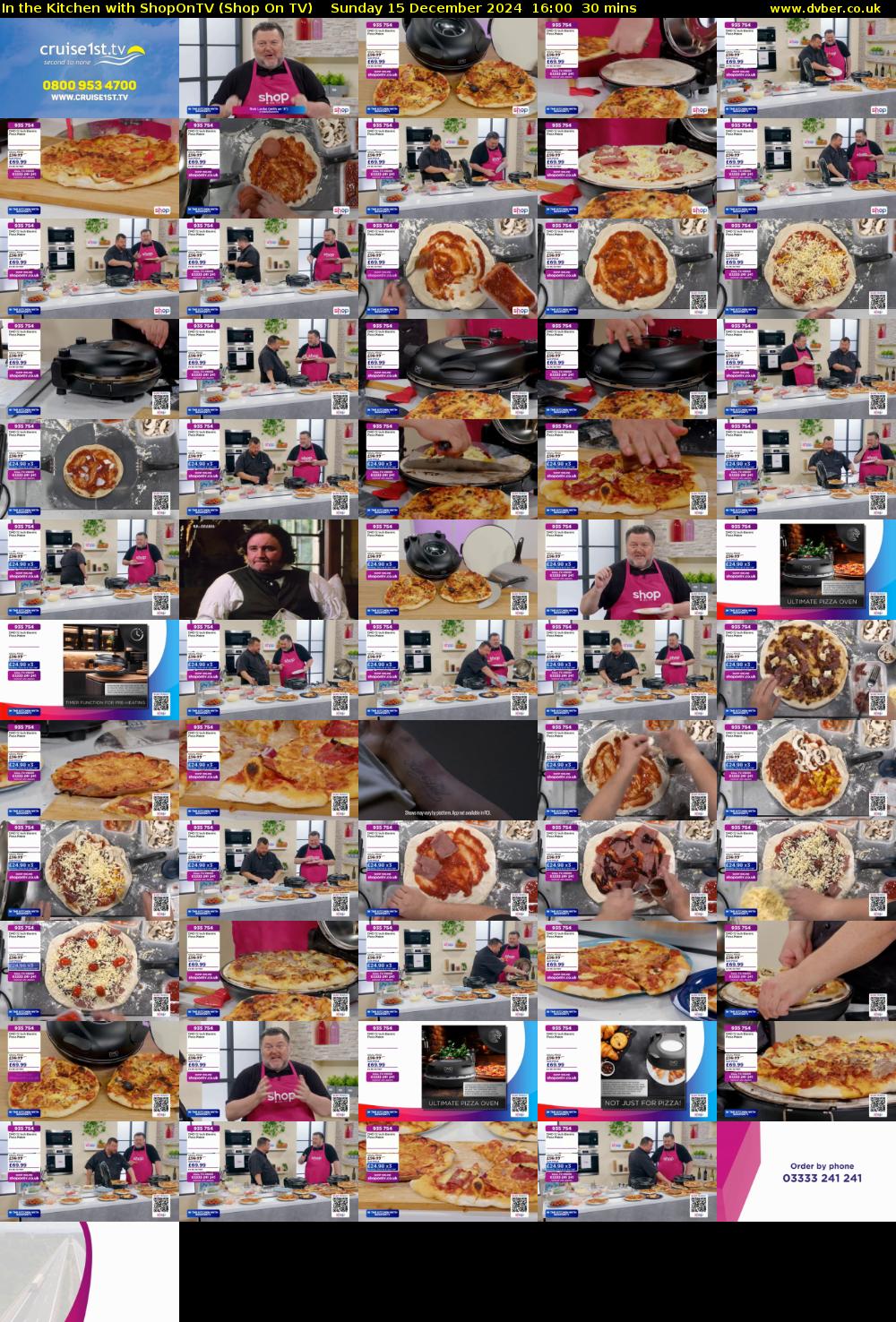 In the Kitchen with ShopOnTV (Shop On TV) Sunday 15 December 2024 16:00 - 16:30