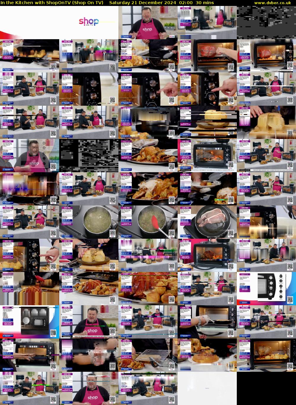 In the Kitchen with ShopOnTV (Shop On TV) Saturday 21 December 2024 02:00 - 02:30