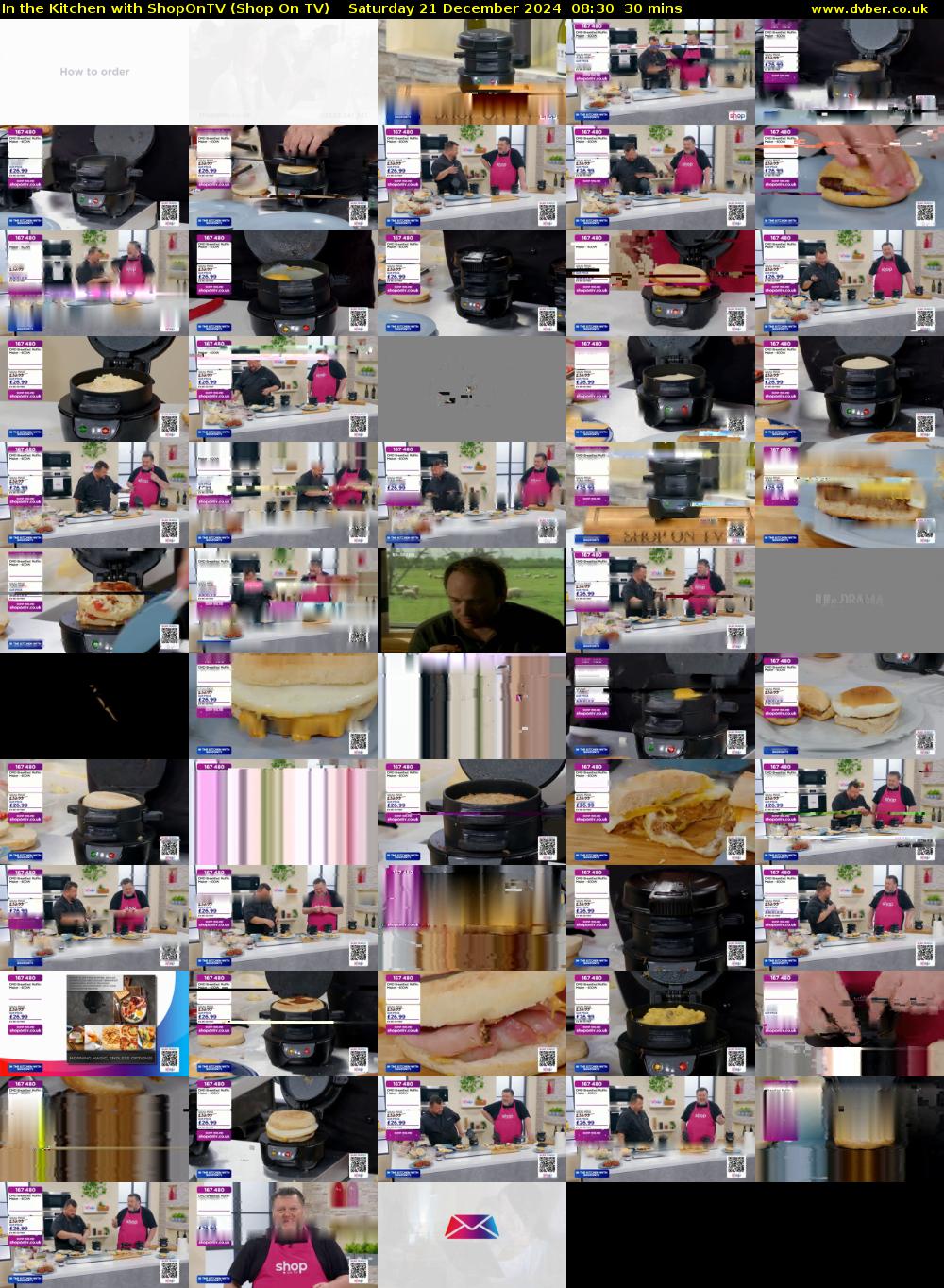 In the Kitchen with ShopOnTV (Shop On TV) Saturday 21 December 2024 08:30 - 09:00
