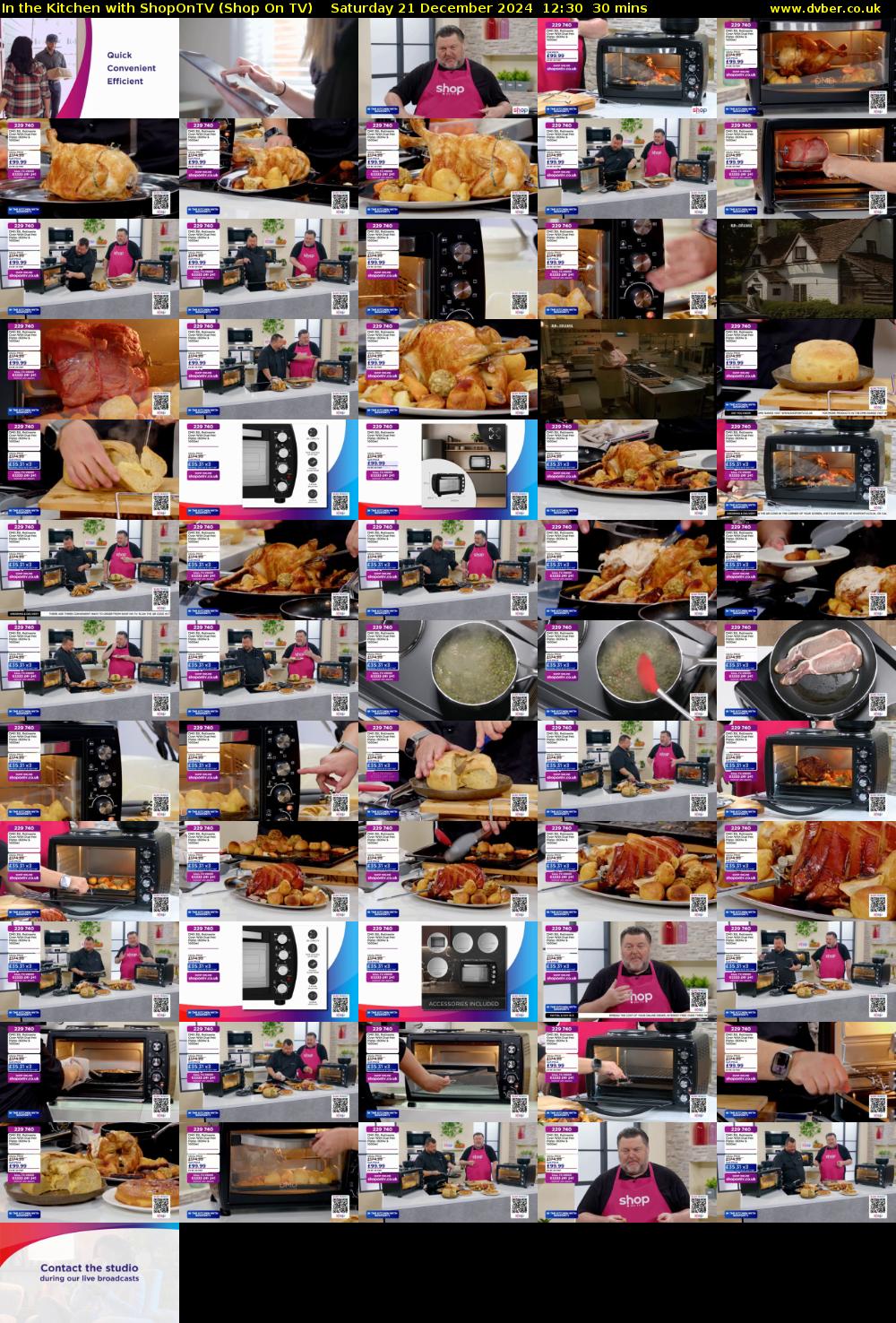 In the Kitchen with ShopOnTV (Shop On TV) Saturday 21 December 2024 12:30 - 13:00