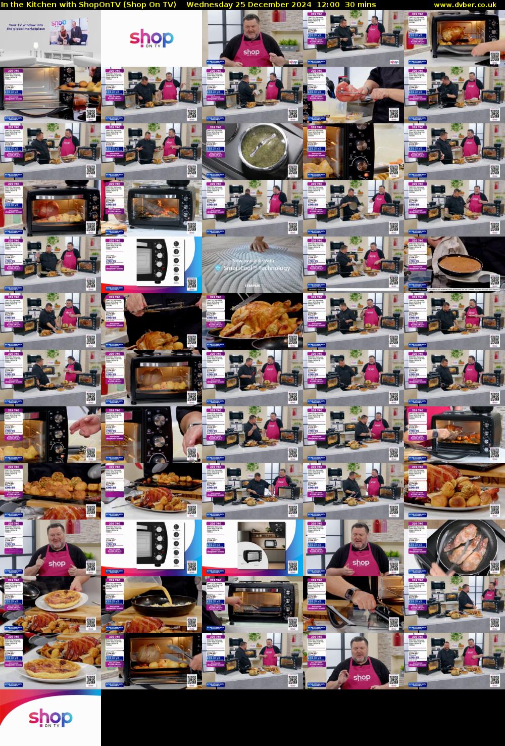 In the Kitchen with ShopOnTV (Shop On TV) Wednesday 25 December 2024 12:00 - 12:30