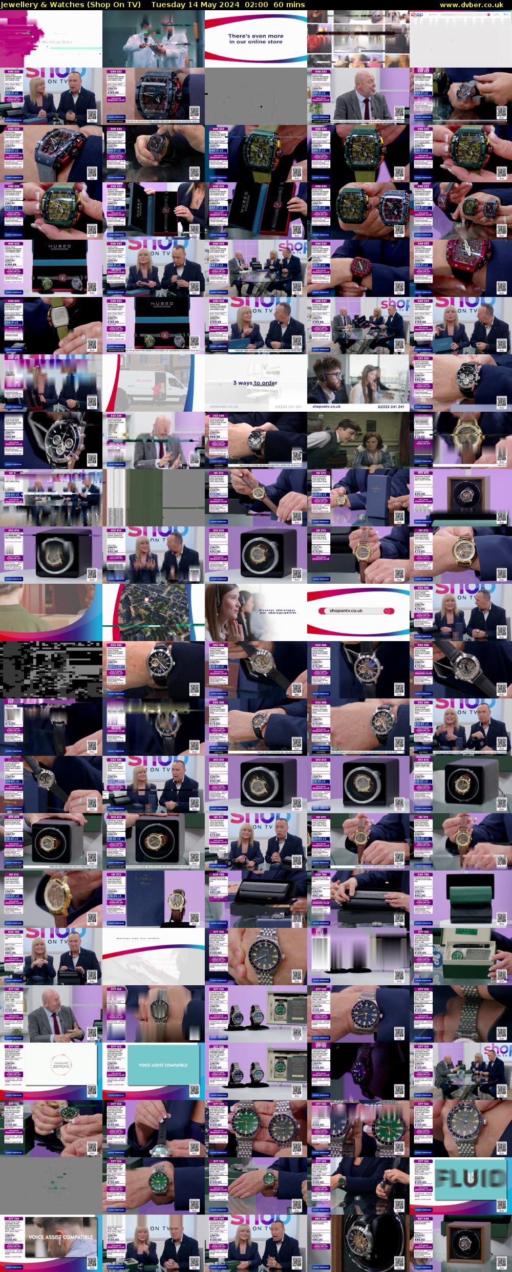 Jewellery & Watches (Shop On TV) Tuesday 14 May 2024 02:00 - 03:00