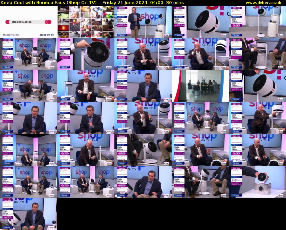 Keep Cool with Boneco Fans (Shop On TV) Friday 21 June 2024 04:00 - 04:30