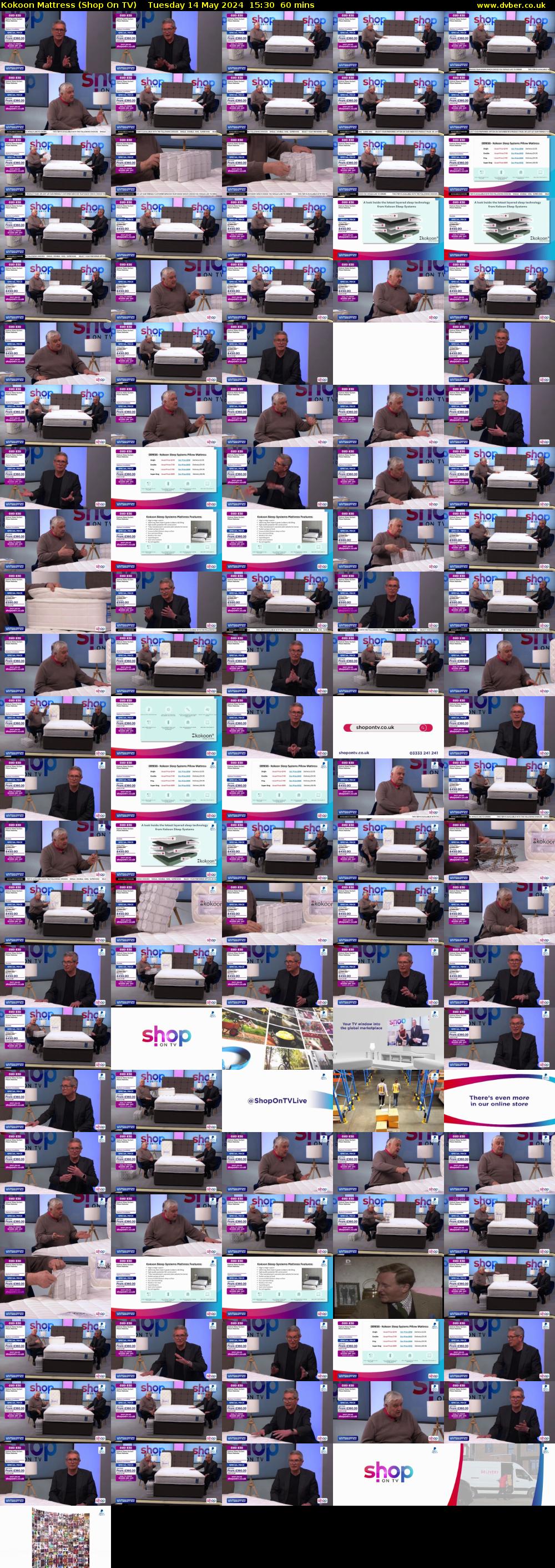 Kokoon Mattress (Shop On TV) Tuesday 14 May 2024 15:30 - 16:30