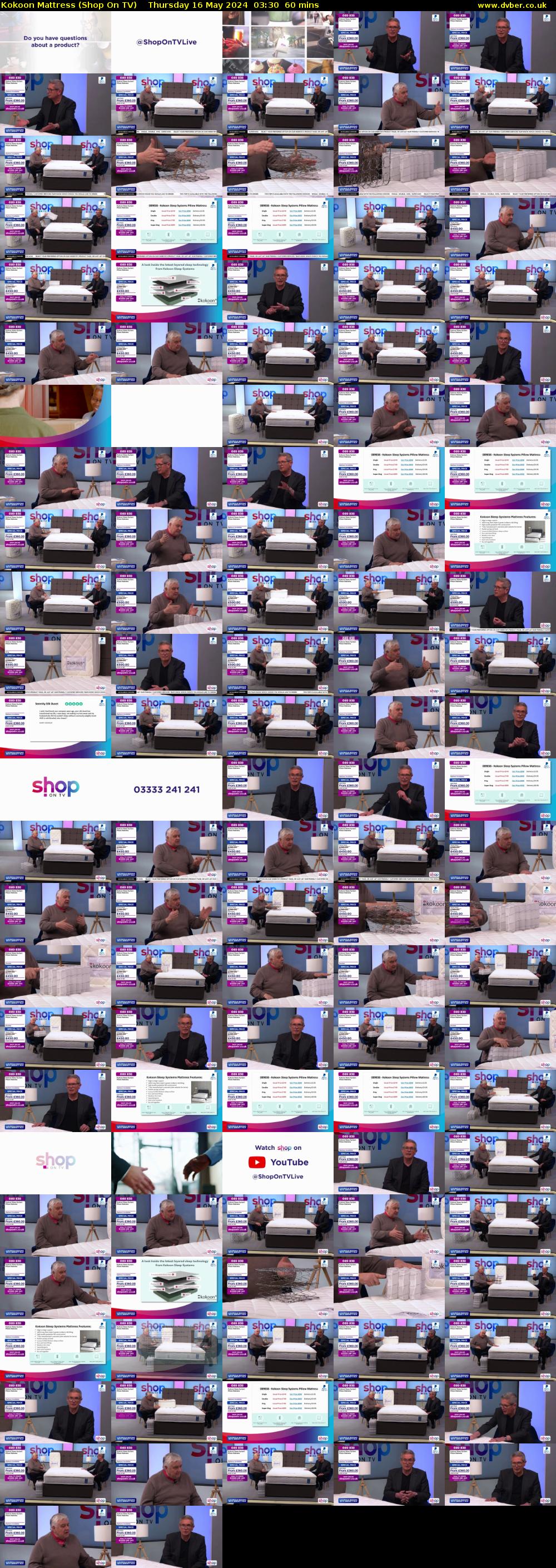 Kokoon Mattress (Shop On TV) Thursday 16 May 2024 03:30 - 04:30