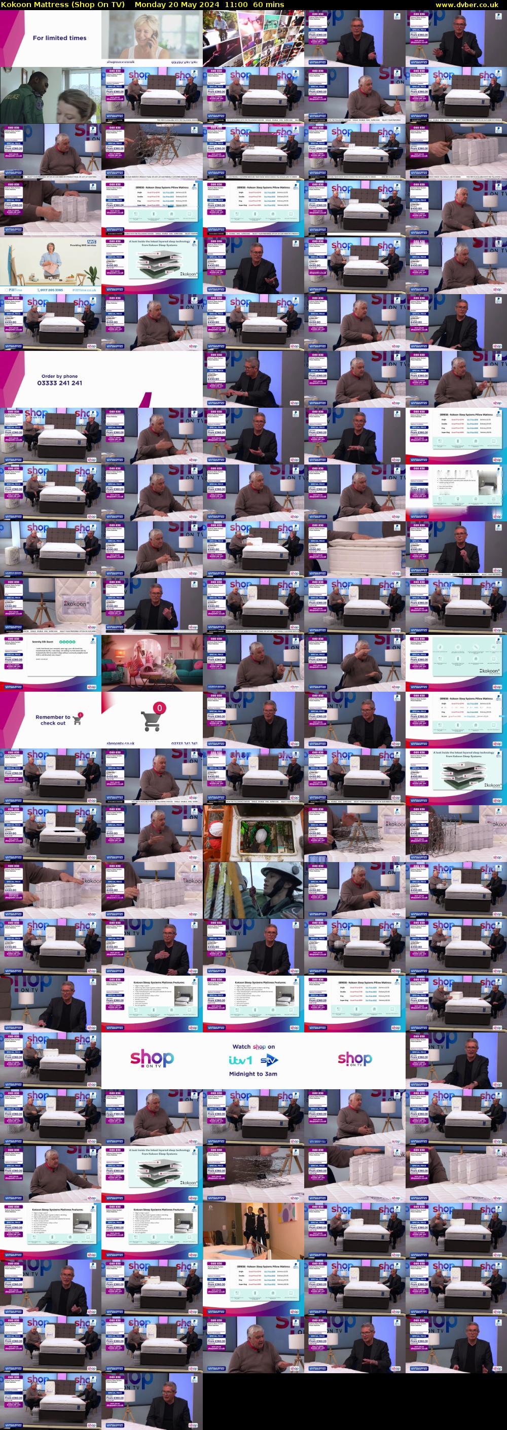 Kokoon Mattress (Shop On TV) Monday 20 May 2024 11:00 - 12:00