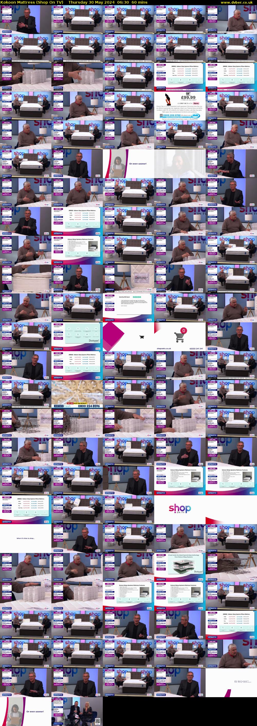 Kokoon Mattress (Shop On TV) Thursday 30 May 2024 06:30 - 07:30