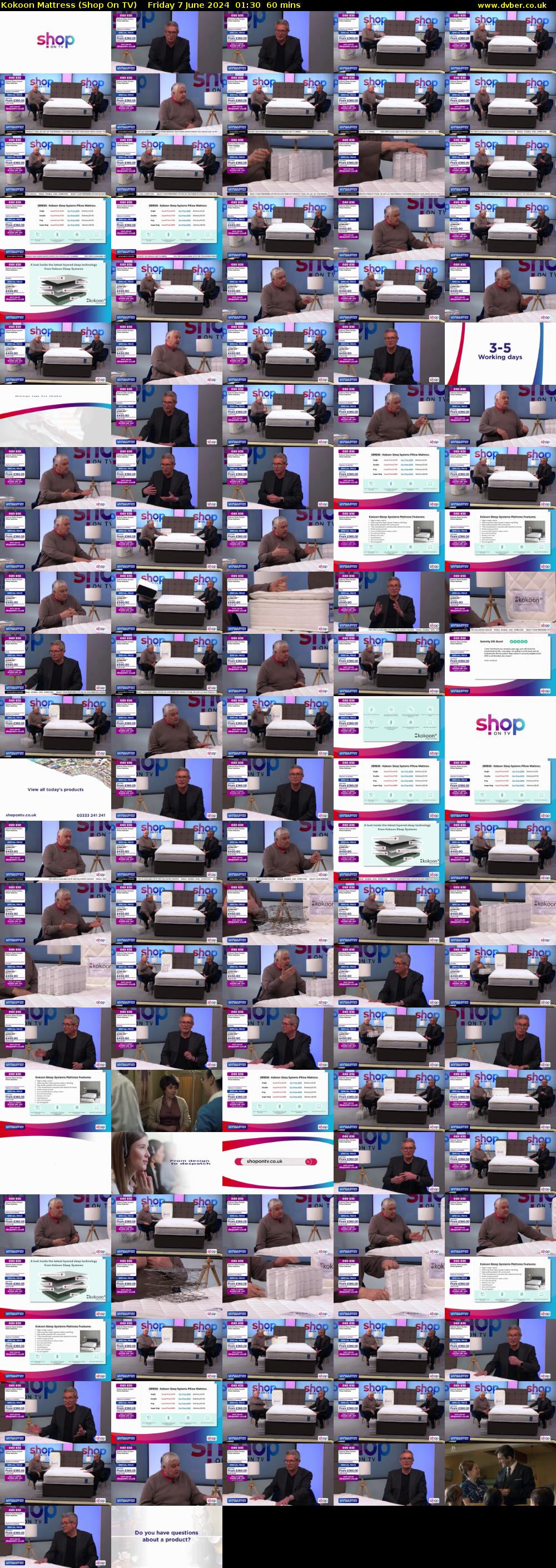 Kokoon Mattress (Shop On TV) Friday 7 June 2024 01:30 - 02:30