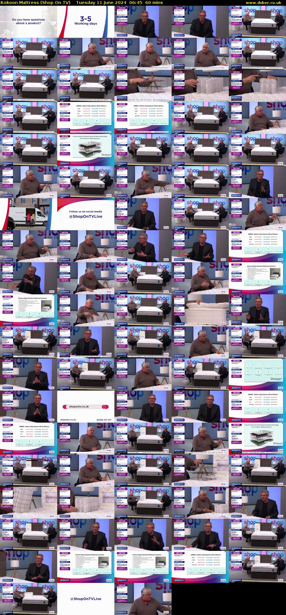 Kokoon Mattress (Shop On TV) Tuesday 11 June 2024 06:45 - 07:45