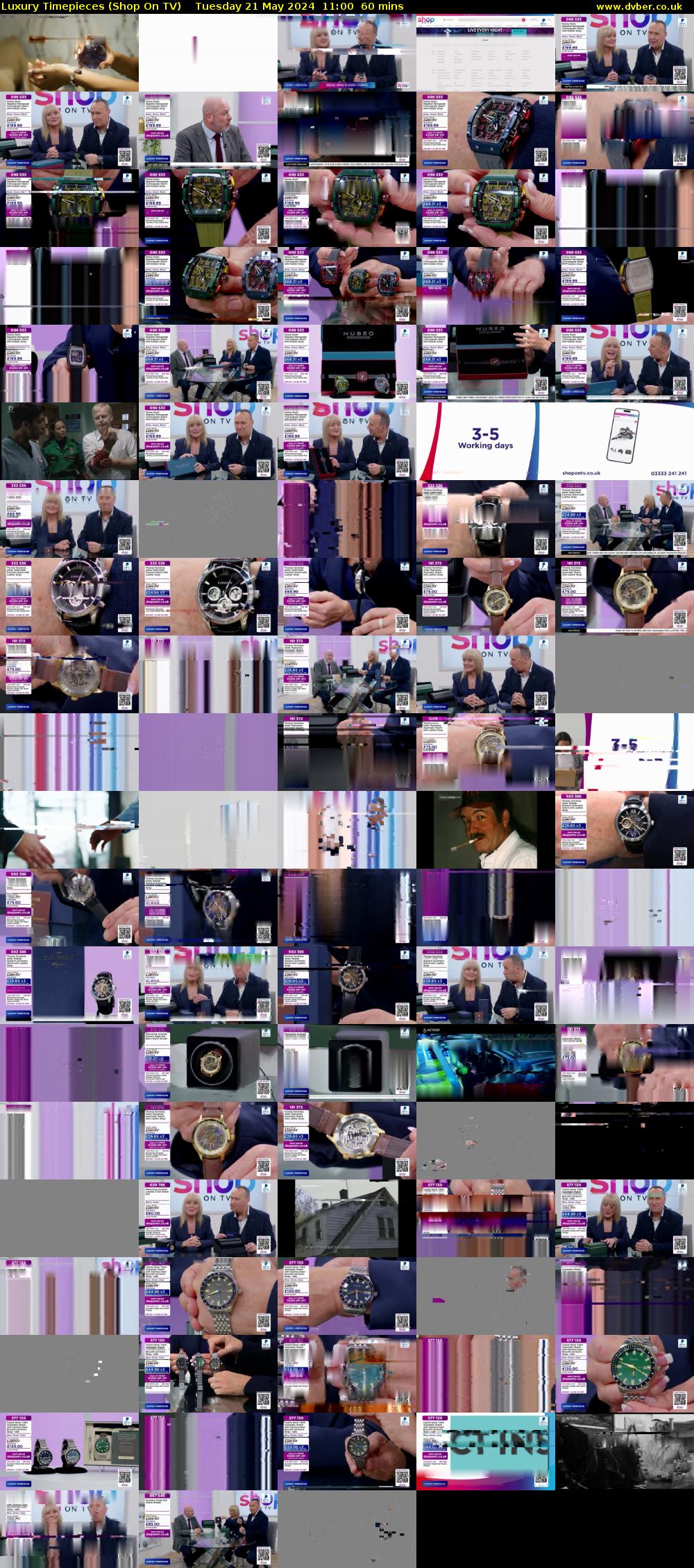 Luxury Timepieces (Shop On TV) Tuesday 21 May 2024 11:00 - 12:00