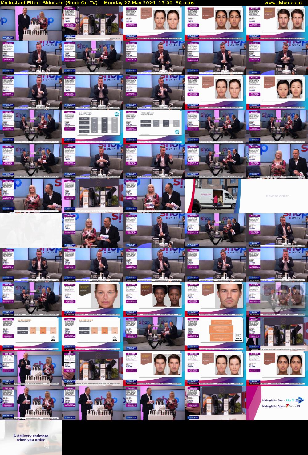 My Instant Effect Skincare (Shop On TV) Monday 27 May 2024 15:00 - 15:30