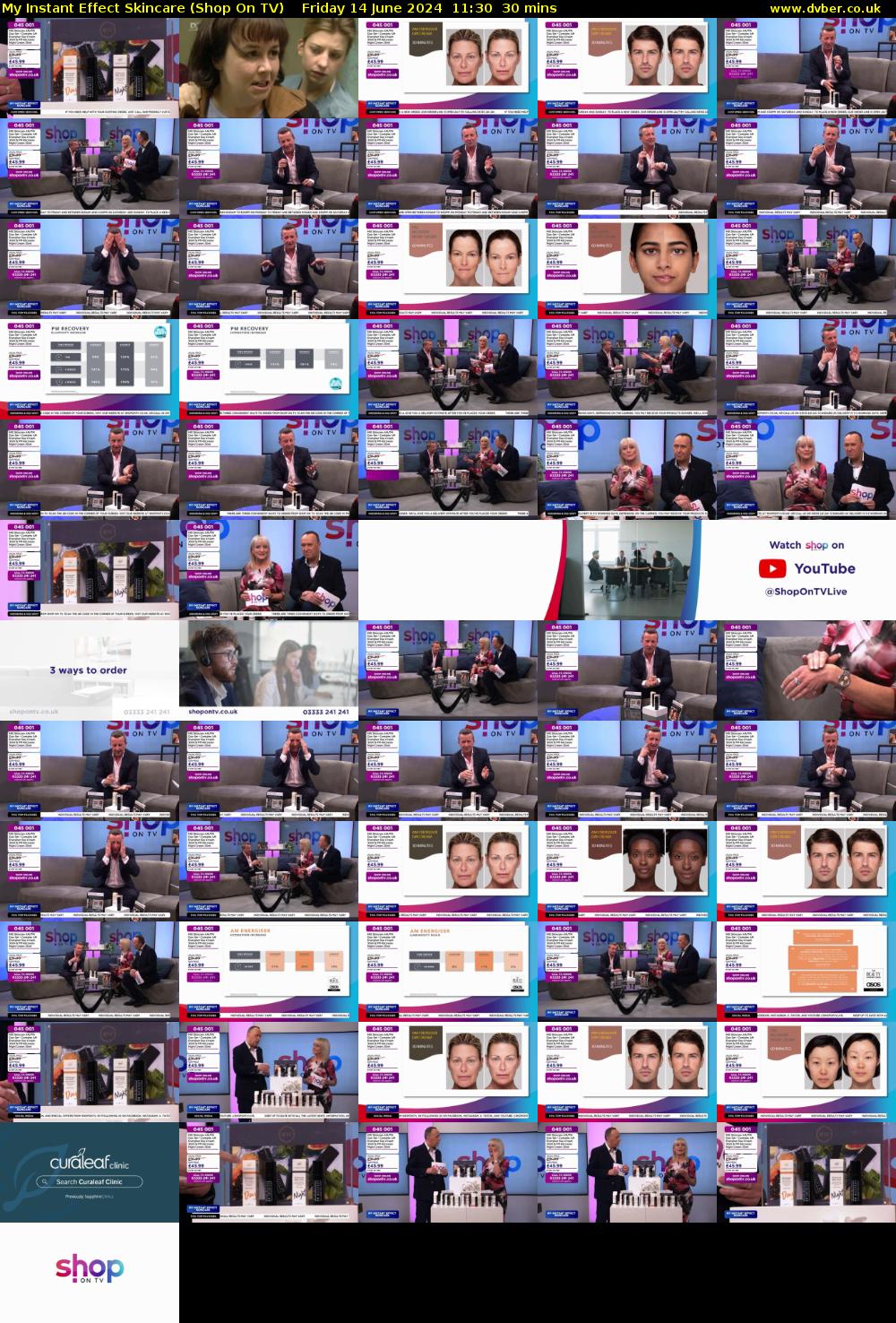 My Instant Effect Skincare (Shop On TV) Friday 14 June 2024 11:30 - 12:00