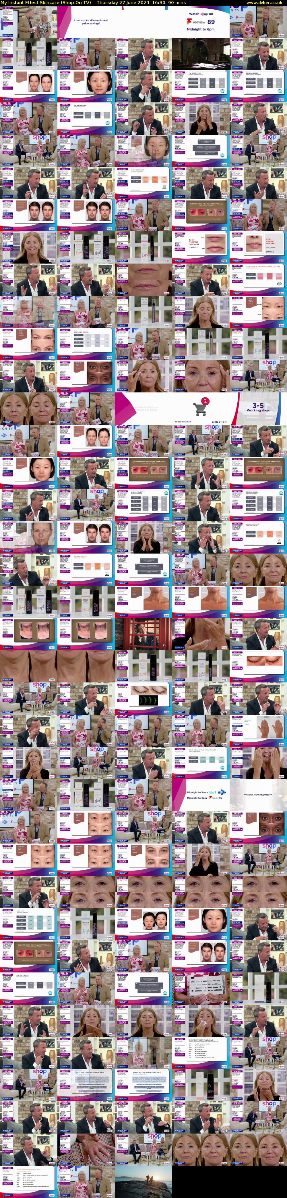 My Instant Effect Skincare (Shop On TV) Thursday 27 June 2024 16:30 - 18:00