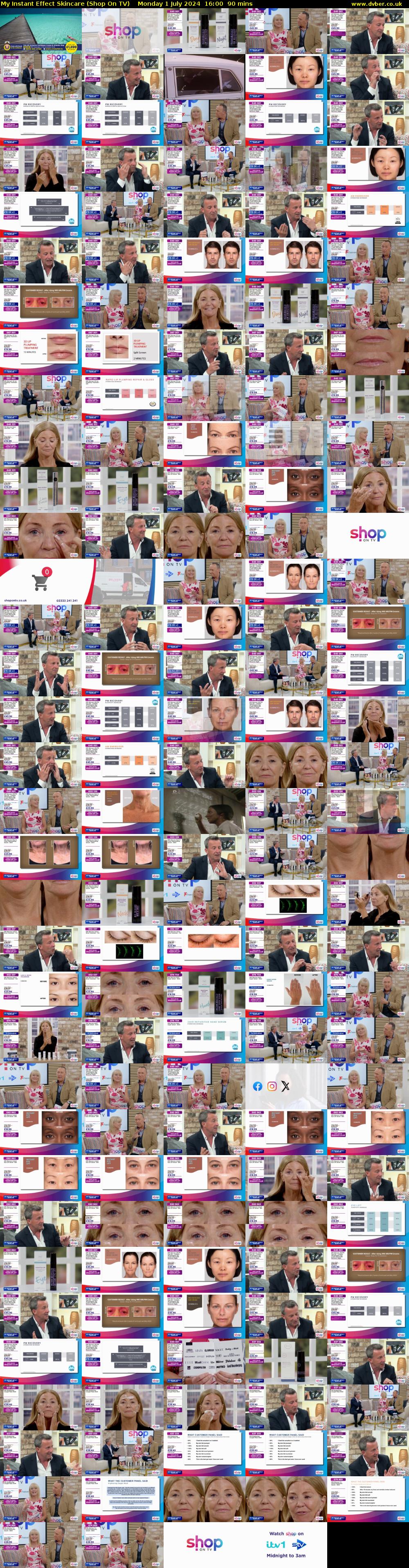 My Instant Effect Skincare (Shop On TV) Monday 1 July 2024 16:00 - 17:30