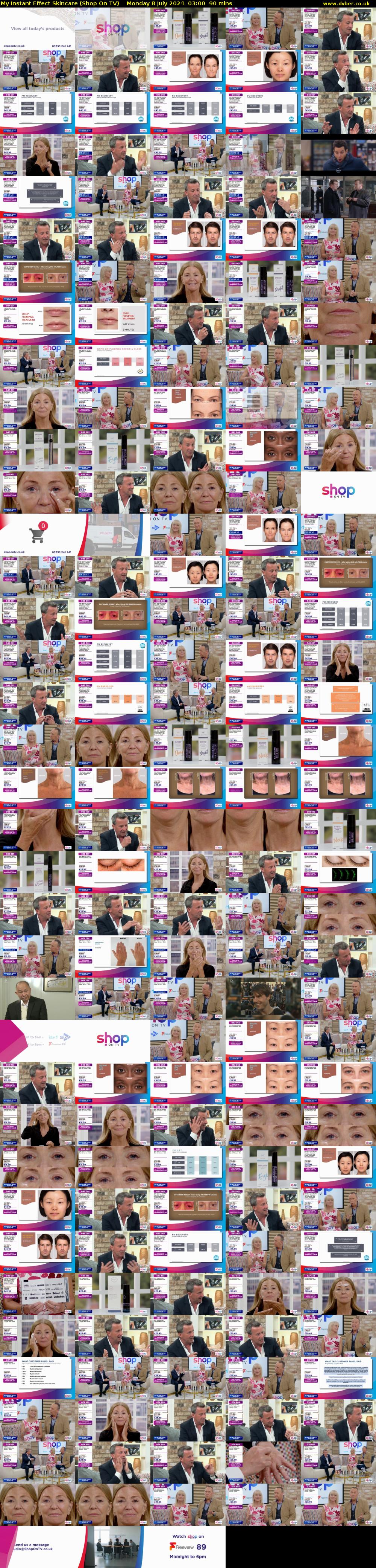 My Instant Effect Skincare (Shop On TV) Monday 8 July 2024 03:00 - 04:30