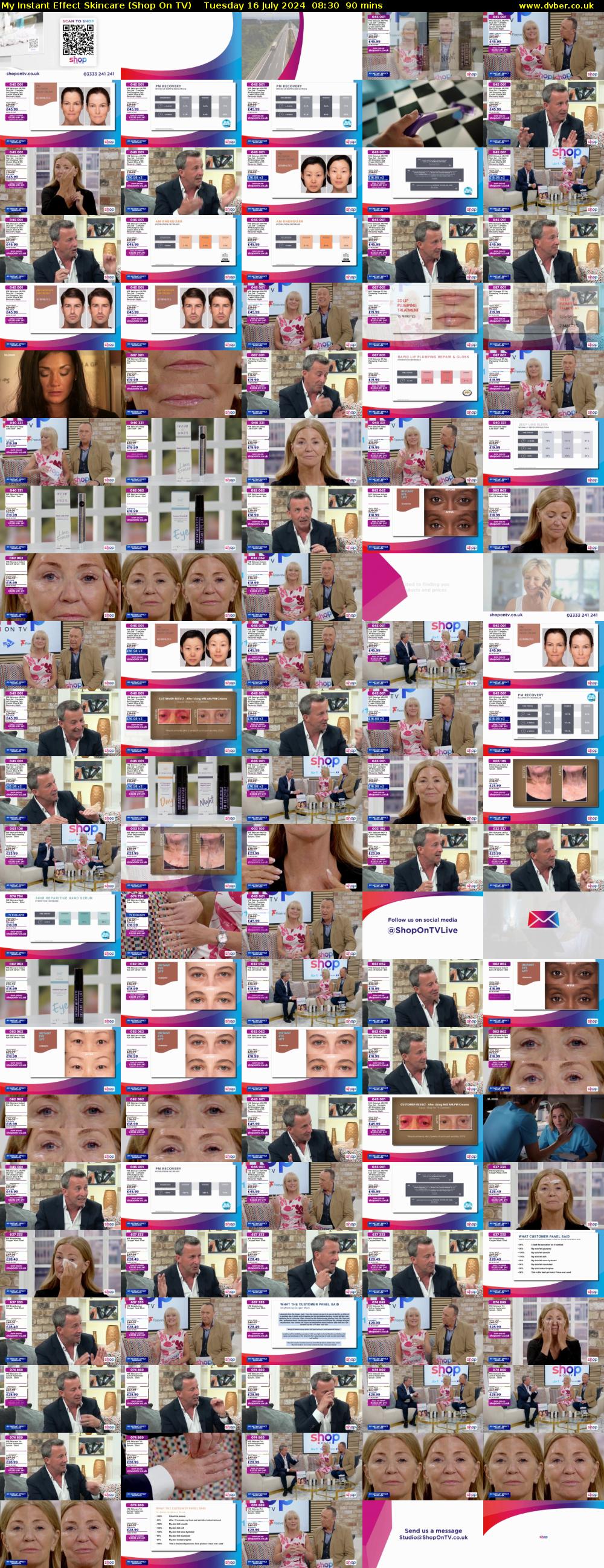My Instant Effect Skincare (Shop On TV) Tuesday 16 July 2024 08:30 - 10:00