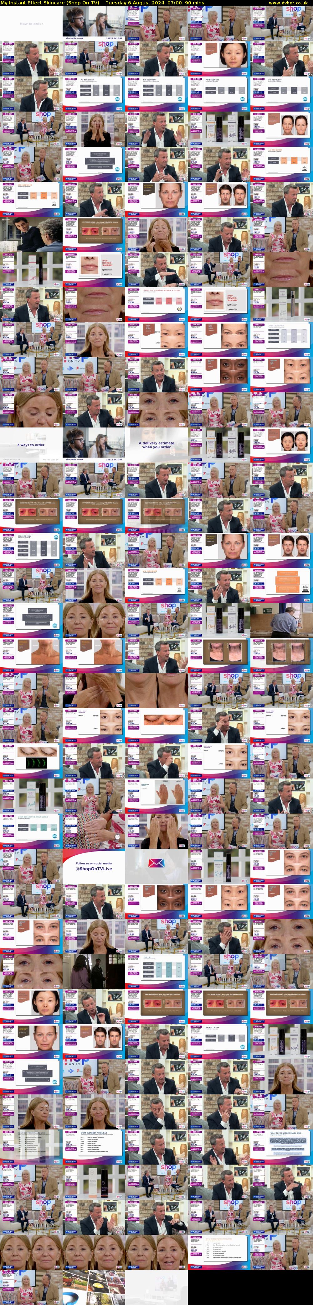 My Instant Effect Skincare (Shop On TV) Tuesday 6 August 2024 07:00 - 08:30