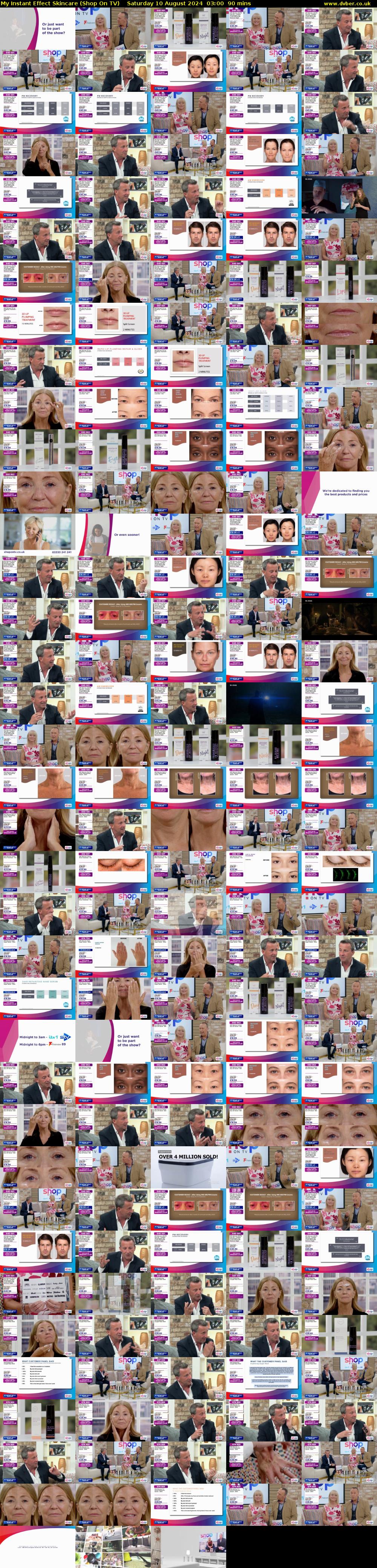 My Instant Effect Skincare (Shop On TV) Saturday 10 August 2024 03:00 - 04:30