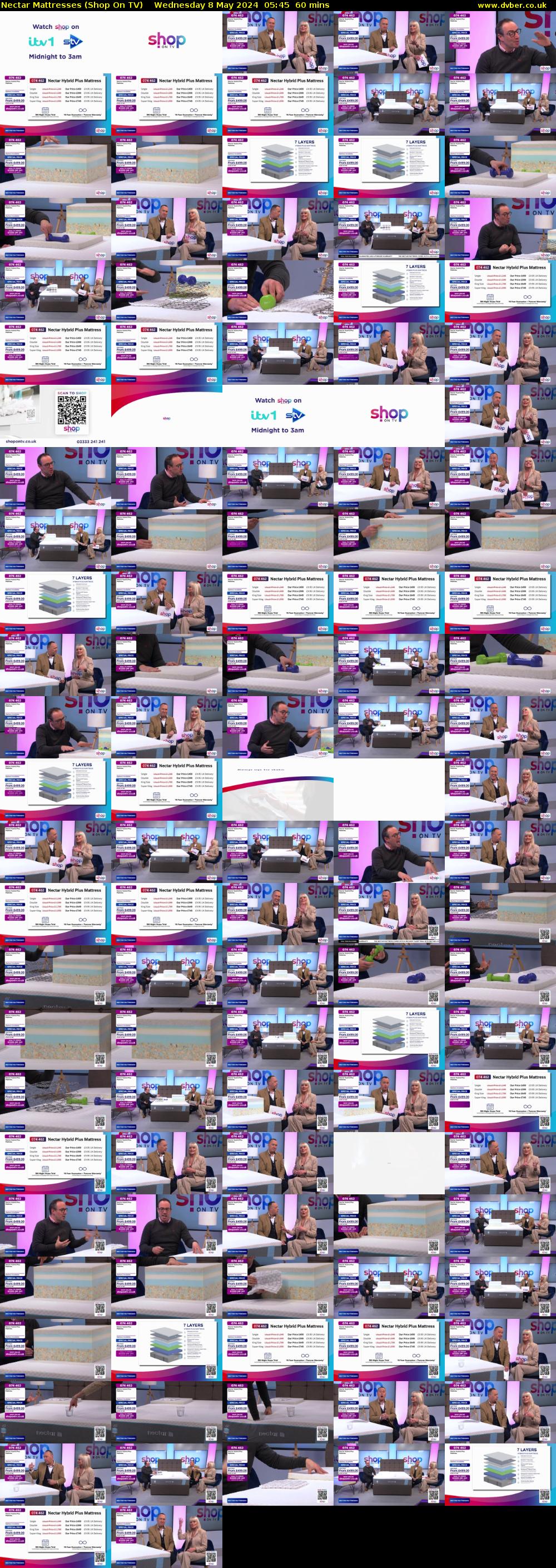 Nectar Mattresses (Shop On TV) Wednesday 8 May 2024 05:45 - 06:45