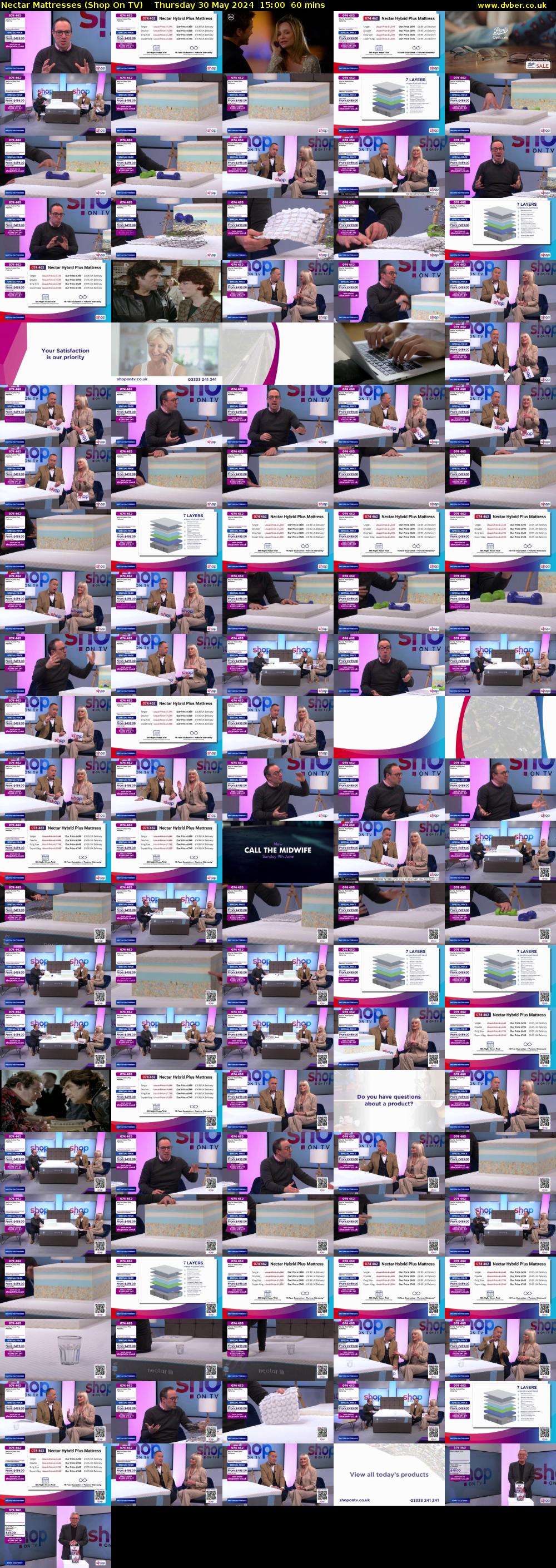 Nectar Mattresses (Shop On TV) Thursday 30 May 2024 15:00 - 16:00