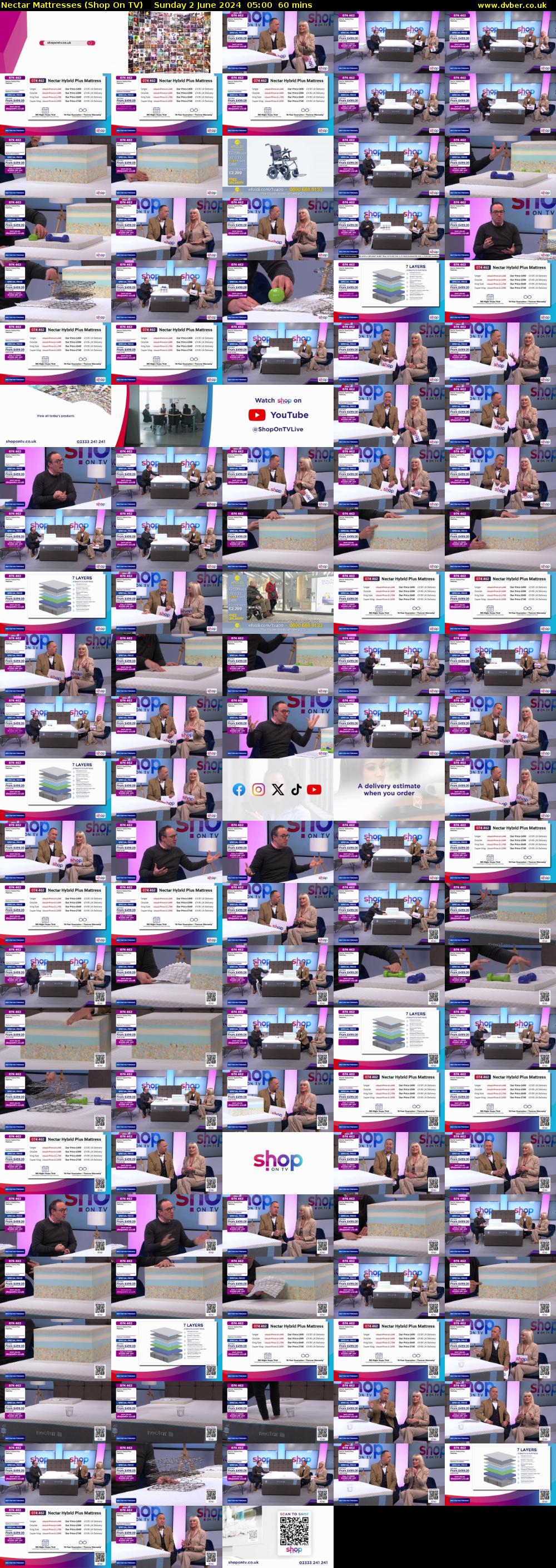 Nectar Mattresses (Shop On TV) Sunday 2 June 2024 05:00 - 06:00