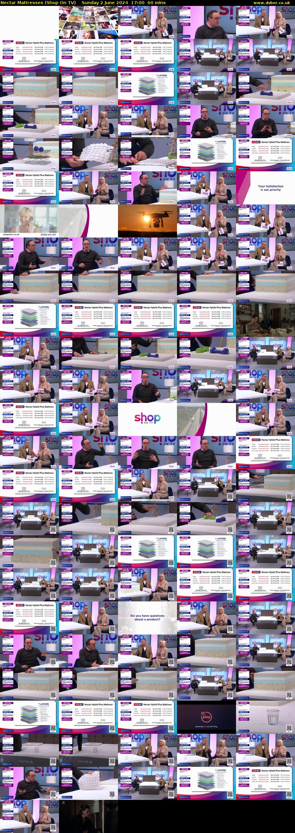Nectar Mattresses (Shop On TV) Sunday 2 June 2024 17:00 - 18:00