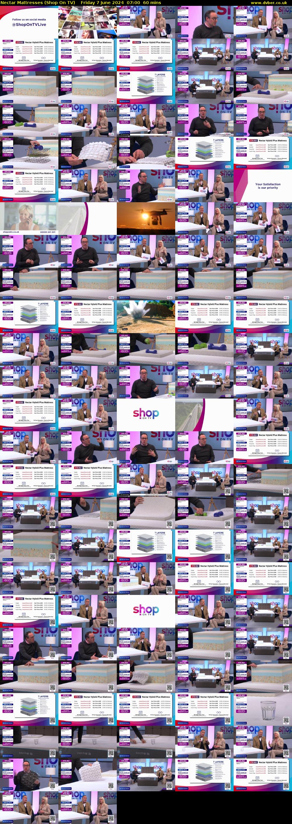 Nectar Mattresses (Shop On TV) Friday 7 June 2024 07:00 - 08:00