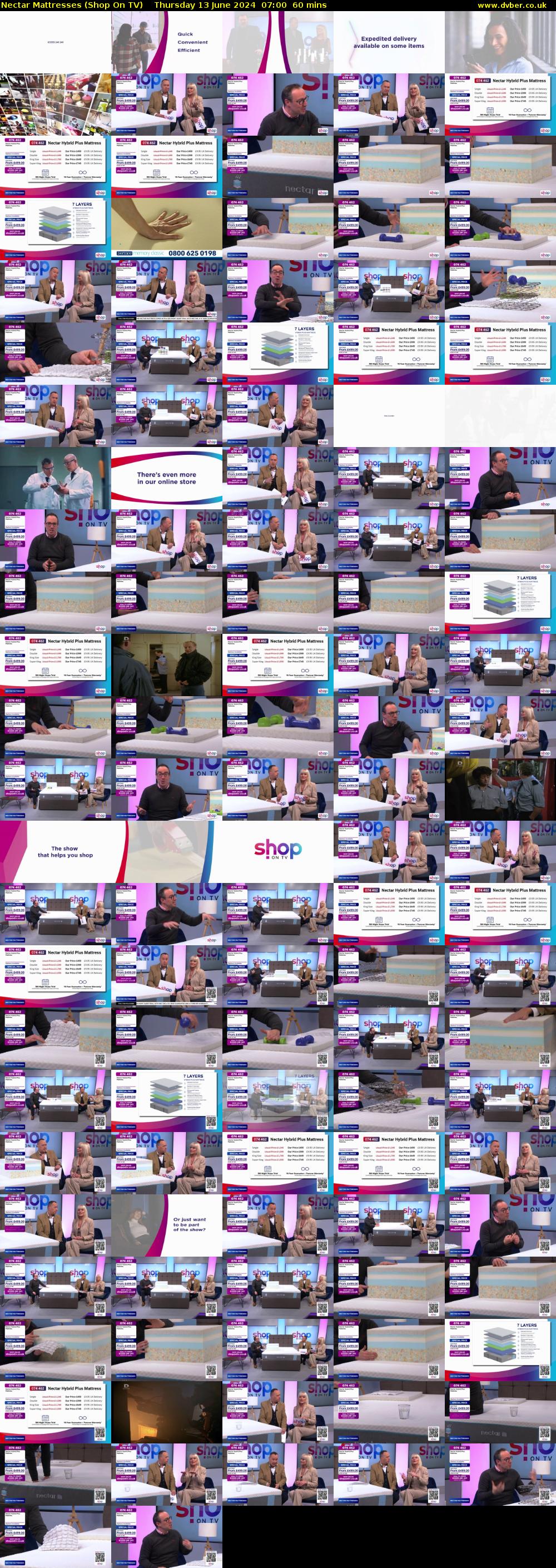 Nectar Mattresses (Shop On TV) Thursday 13 June 2024 07:00 - 08:00