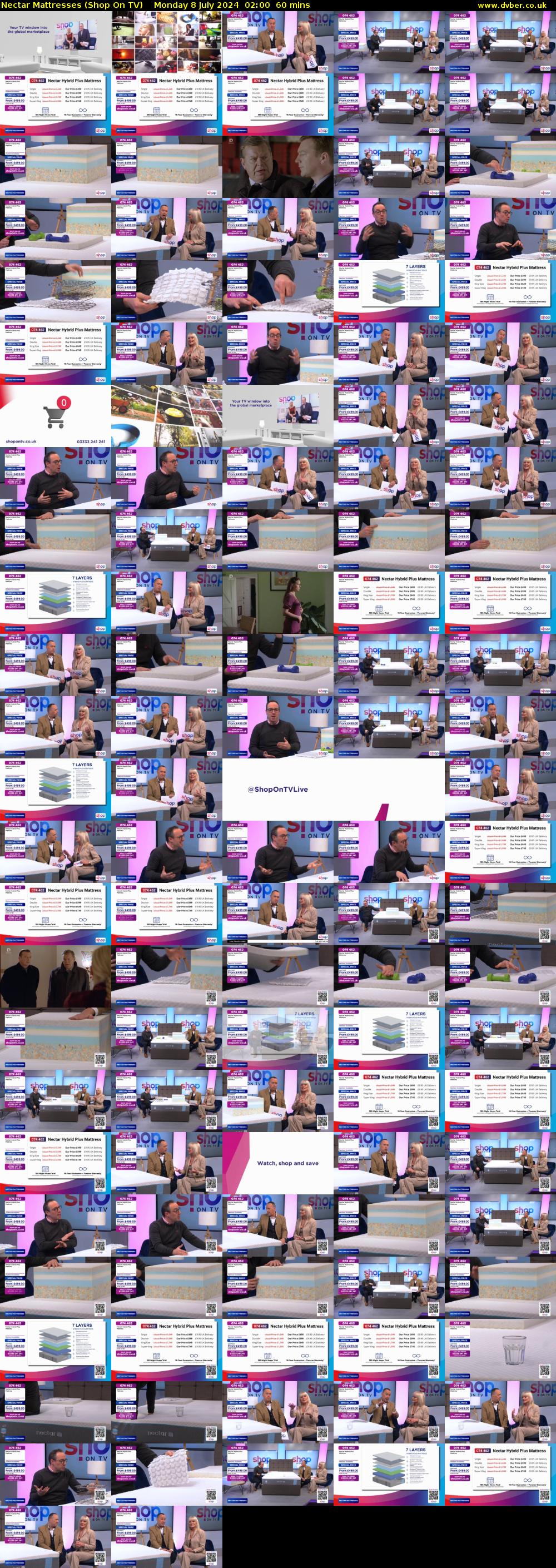 Nectar Mattresses (Shop On TV) Monday 8 July 2024 02:00 - 03:00