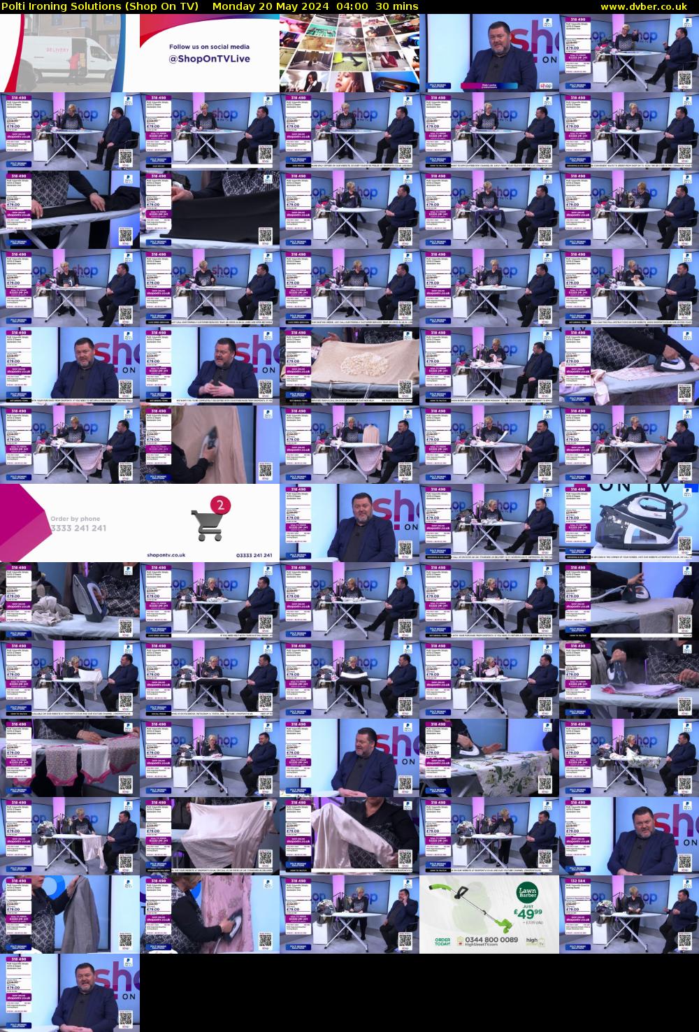 Polti Ironing Solutions (Shop On TV) Monday 20 May 2024 04:00 - 04:30