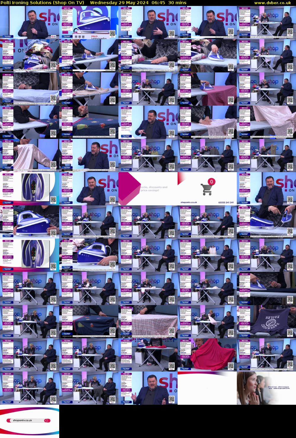 Polti Ironing Solutions (Shop On TV) Wednesday 29 May 2024 06:45 - 07:15