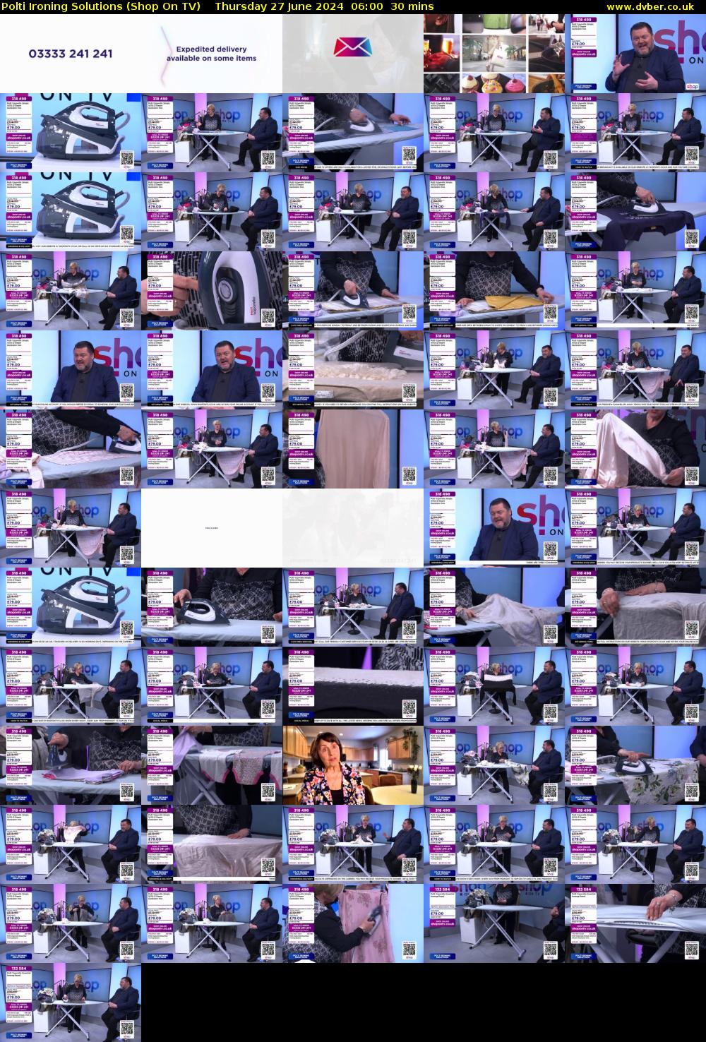 Polti Ironing Solutions (Shop On TV) Thursday 27 June 2024 06:00 - 06:30