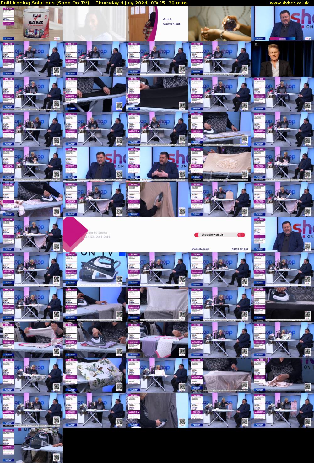Polti Ironing Solutions (Shop On TV) Thursday 4 July 2024 03:45 - 04:15