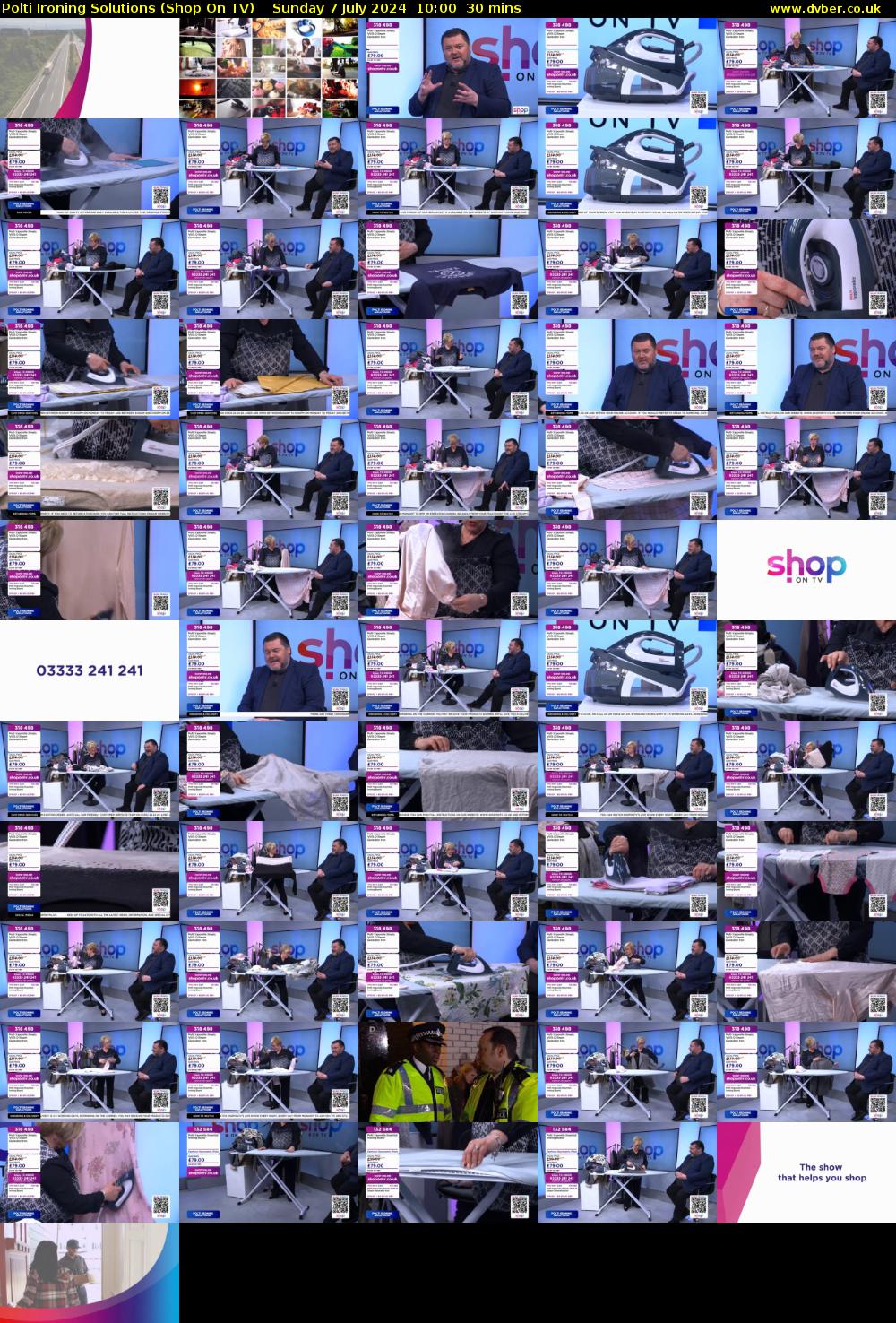 Polti Ironing Solutions (Shop On TV) Sunday 7 July 2024 10:00 - 10:30